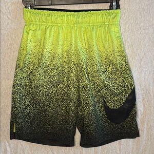 Nike Boy’s Dri-fit Yellow and Black Shorts